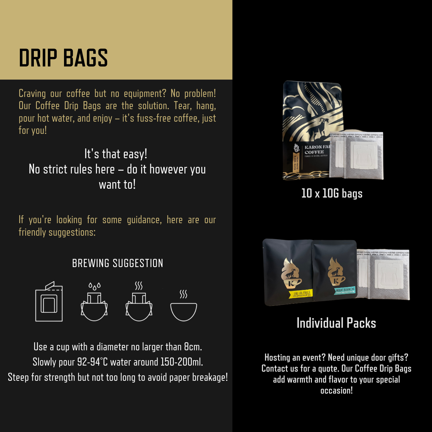 Drip Bags